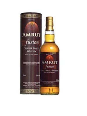 amrut fusion single malt whisky