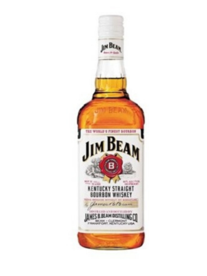 jim beam white label bourbon 1L