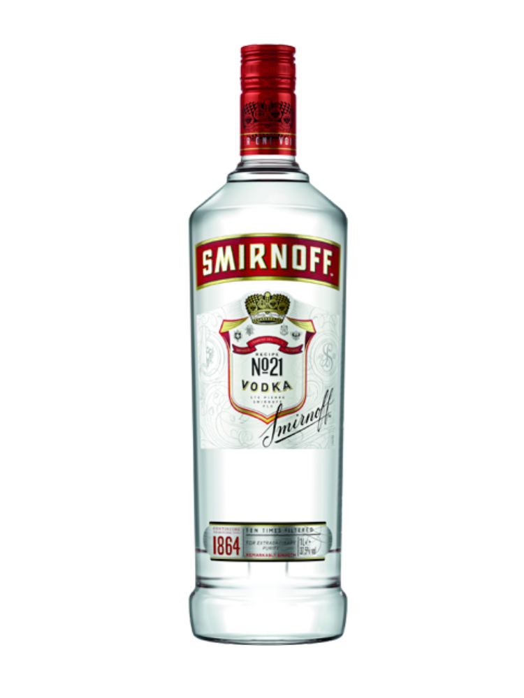 smirnoff red vodka 1000ml