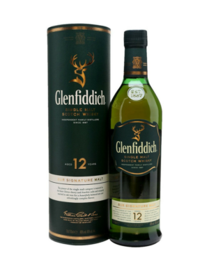 glenfiddich 12yo single malt scotch whisky