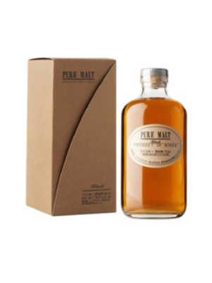 nikka pure black whisky gift pack with tasting notes & pencil