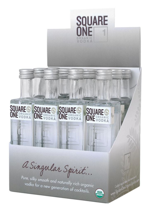 square one organic vodka 50ml